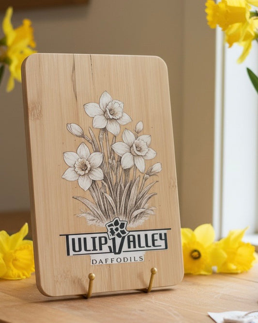 Daffodil Sketch Cutting Board