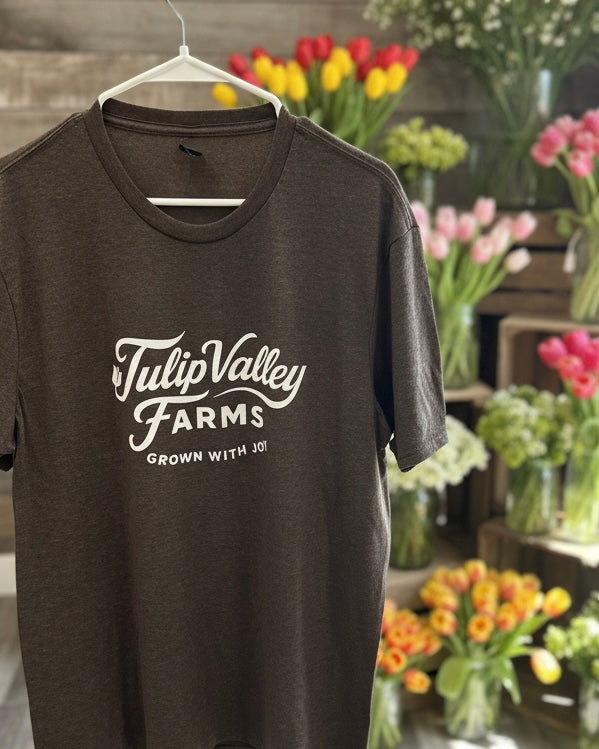 Grown with Joy Tulip Valley Farms T-shirt