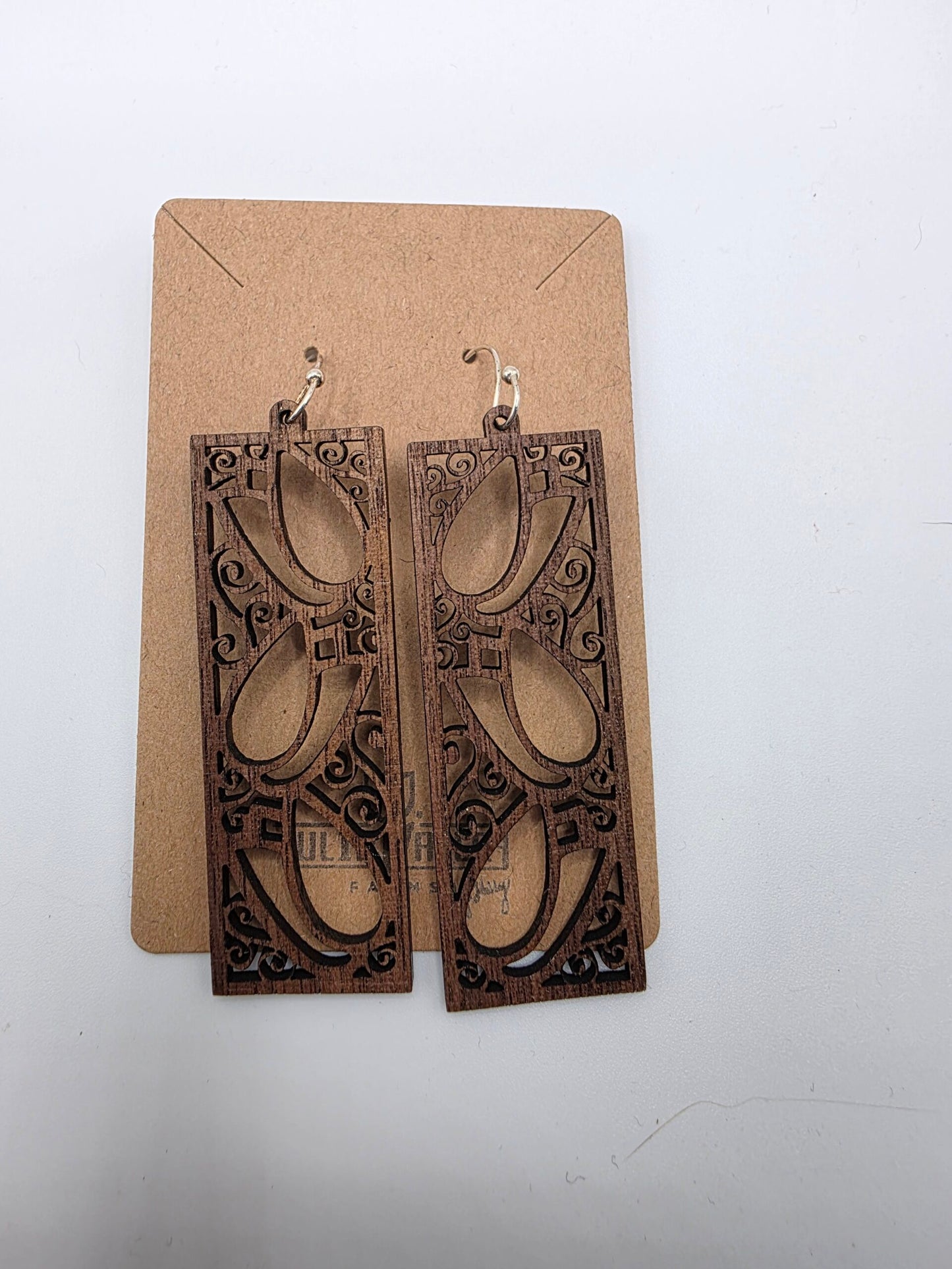Intricate Framed Tulip Earrings from Tulip Valley Farms