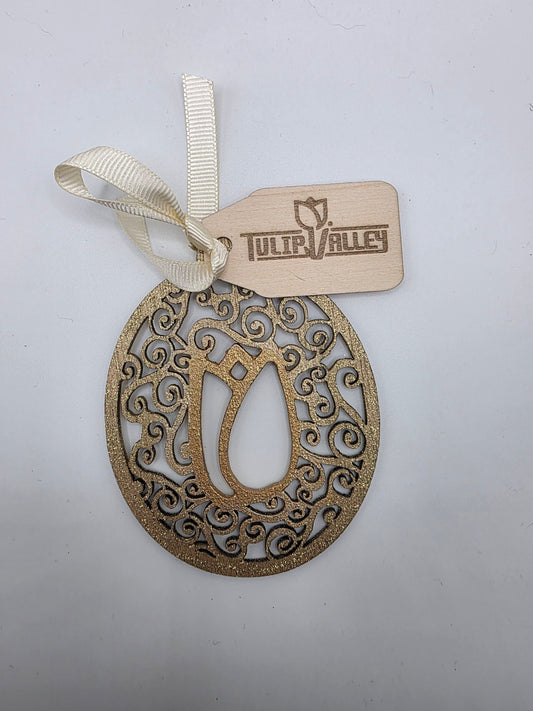 Intricate Tulip Valley Farms Ornament
