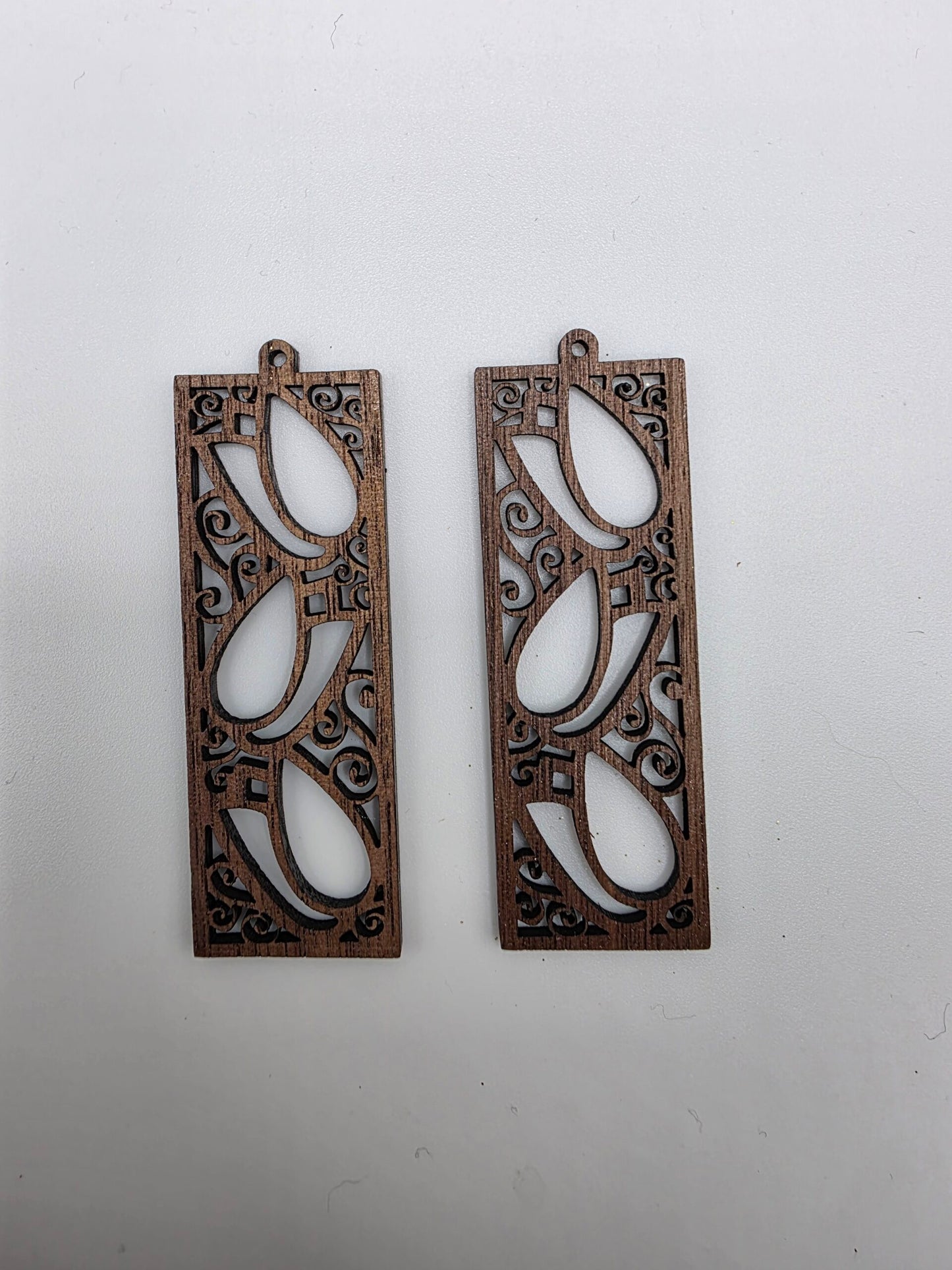 Intricate Framed Tulip Earrings from Tulip Valley Farms