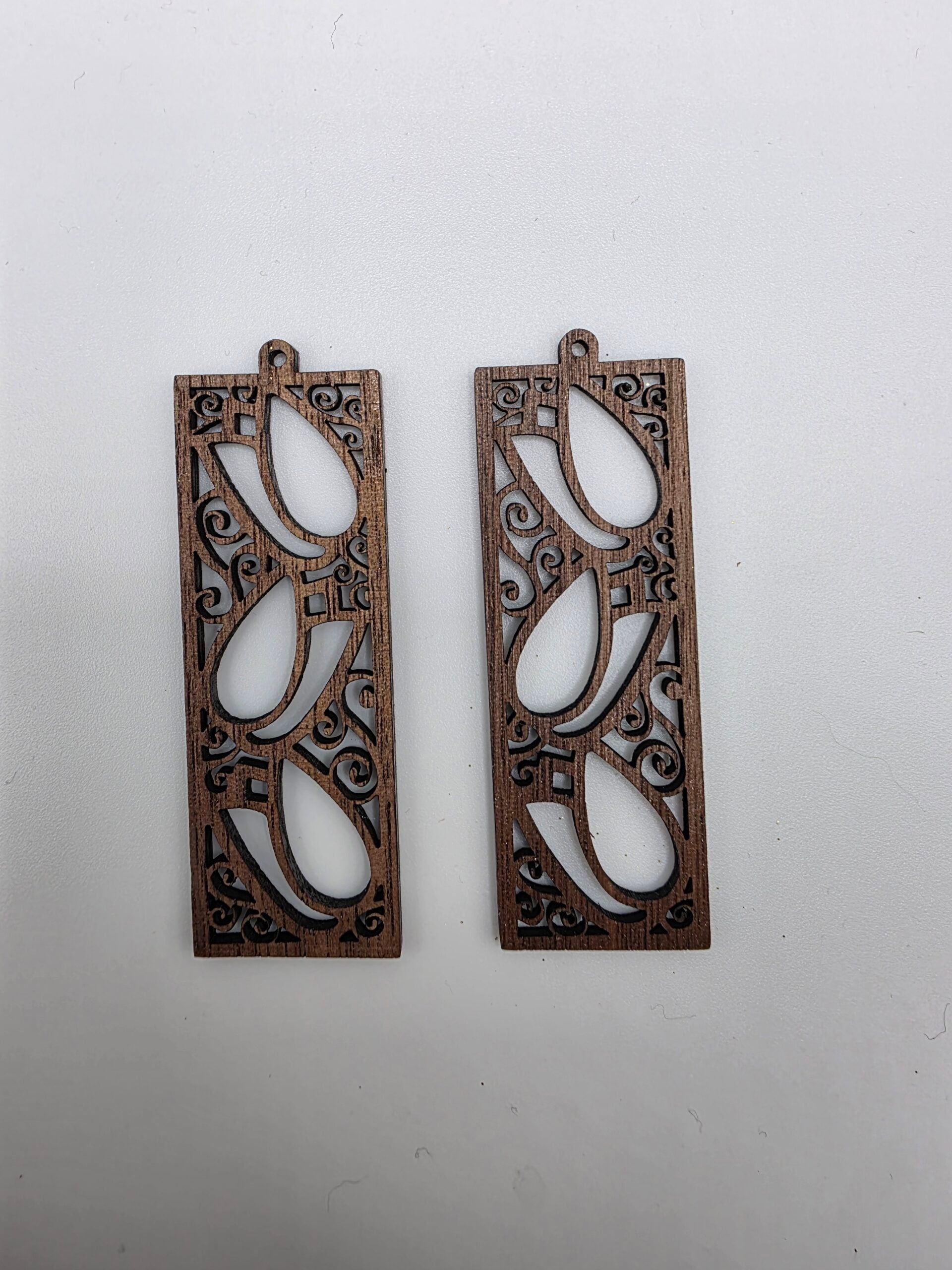 Intricate Framed Tulip Earrings from Tulip Valley Farms