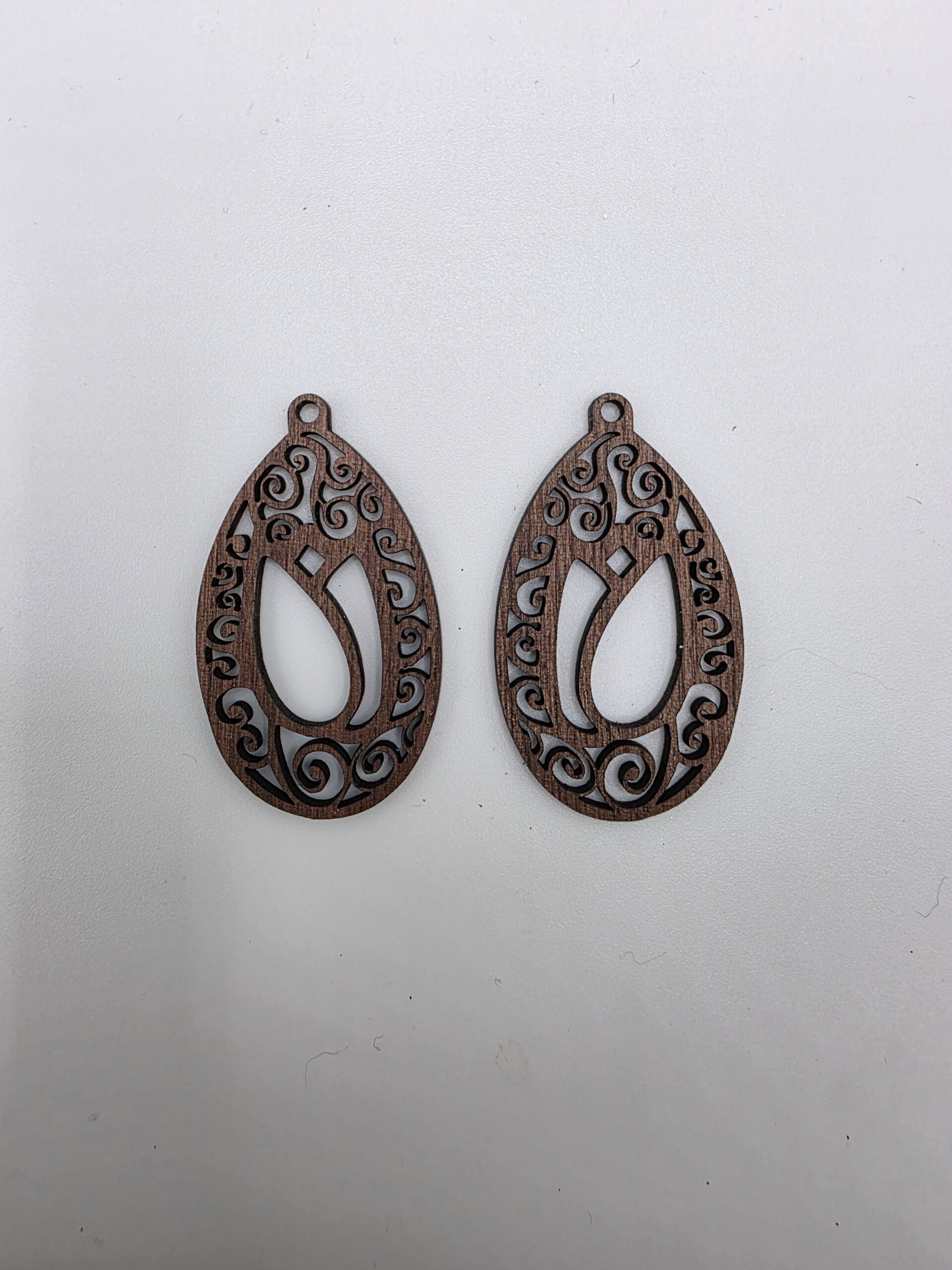 Intricate Tear-Drop Tulip Earrings from Tulip Valley Farms
