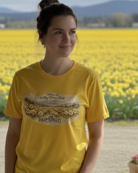 Where the Valley Turns Gold T-shirt