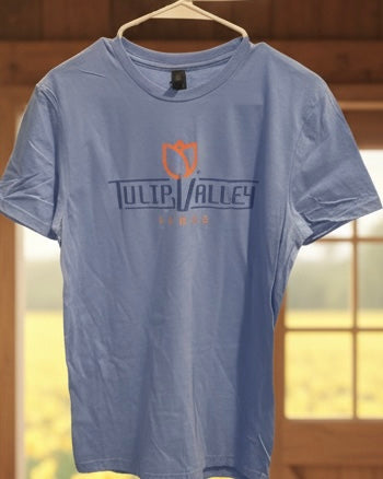 Tulip Valley Farms Blue & Orange Logo