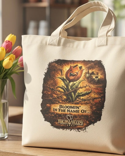 Ragey Tulip Tote Bag