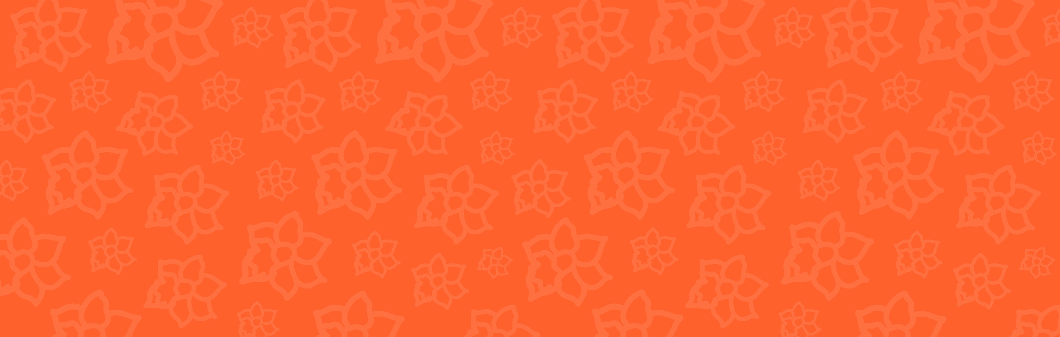 Orange Daffodil Banner