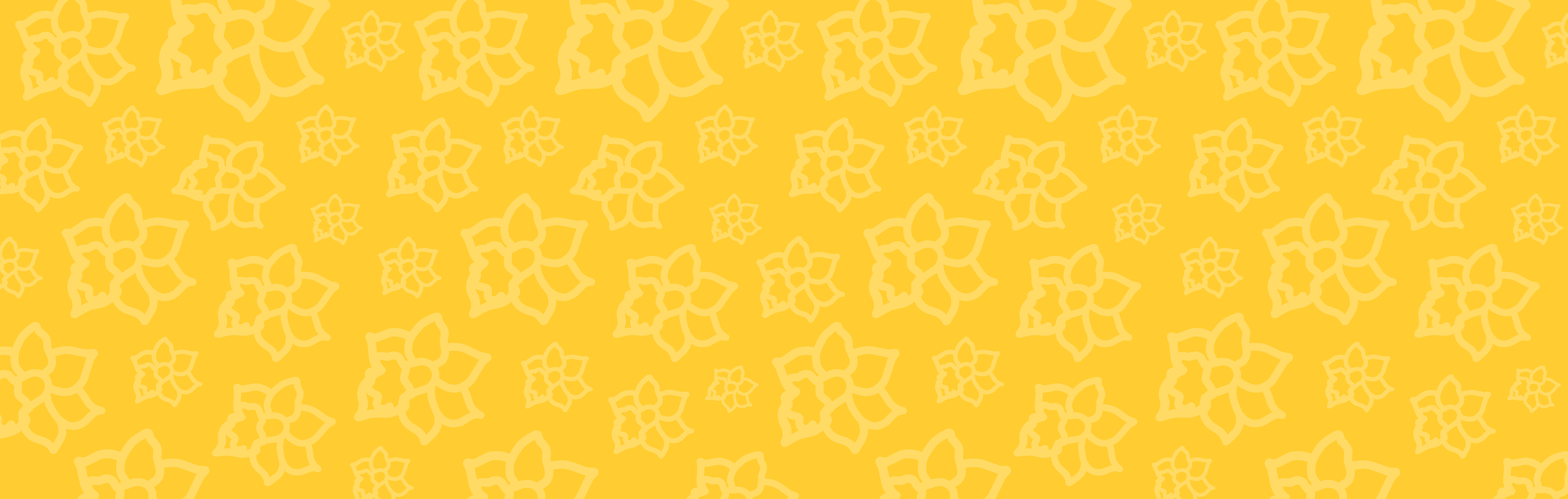 Yellow Daffodil Banner
