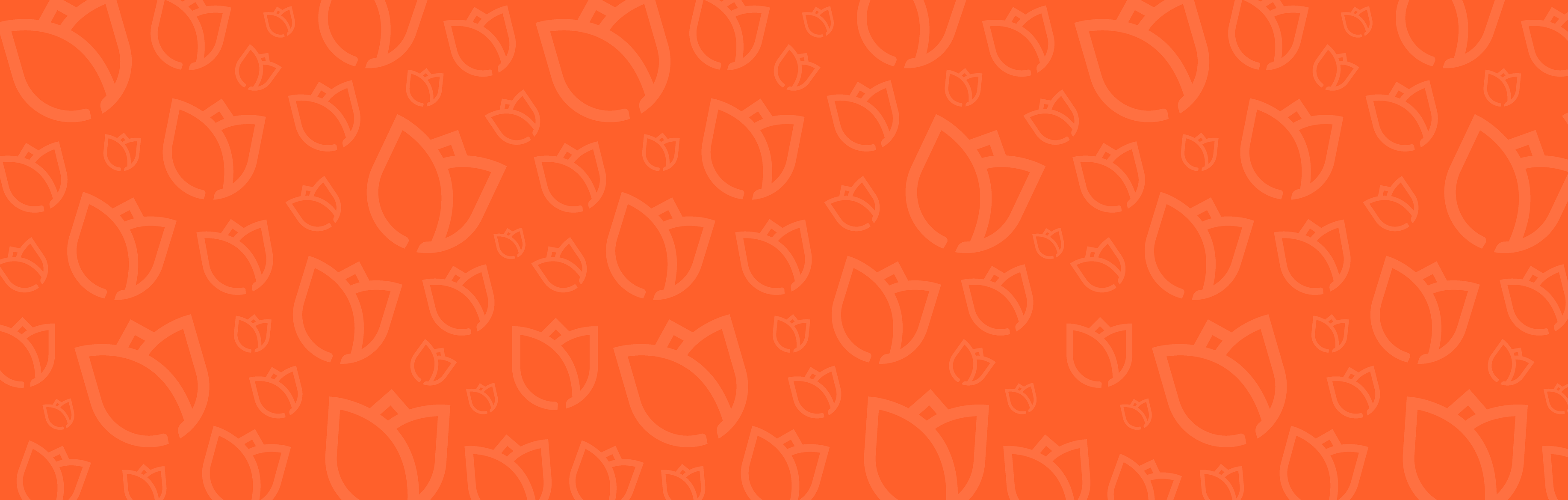 Orange Tulip Banner