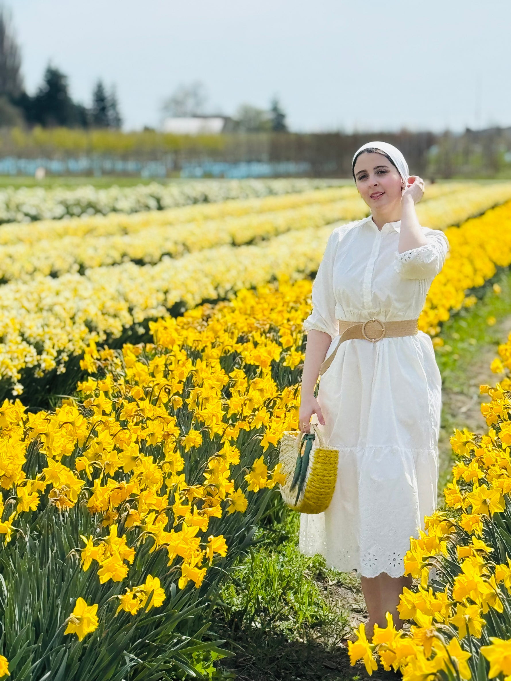Tulip Valley Farms visitor during Daffodil Festival