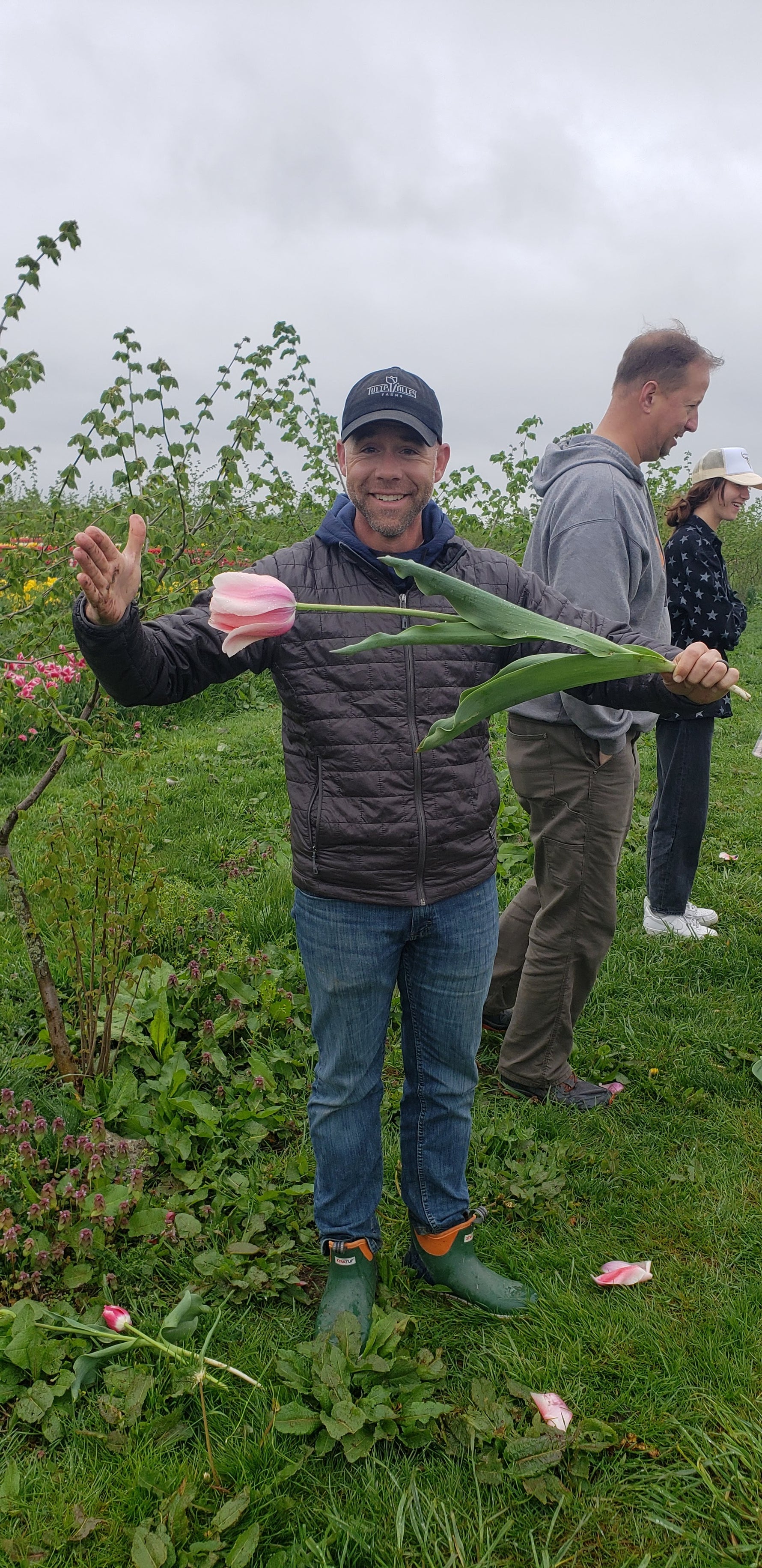 Farmer Andrew at Tulip Valley Farms