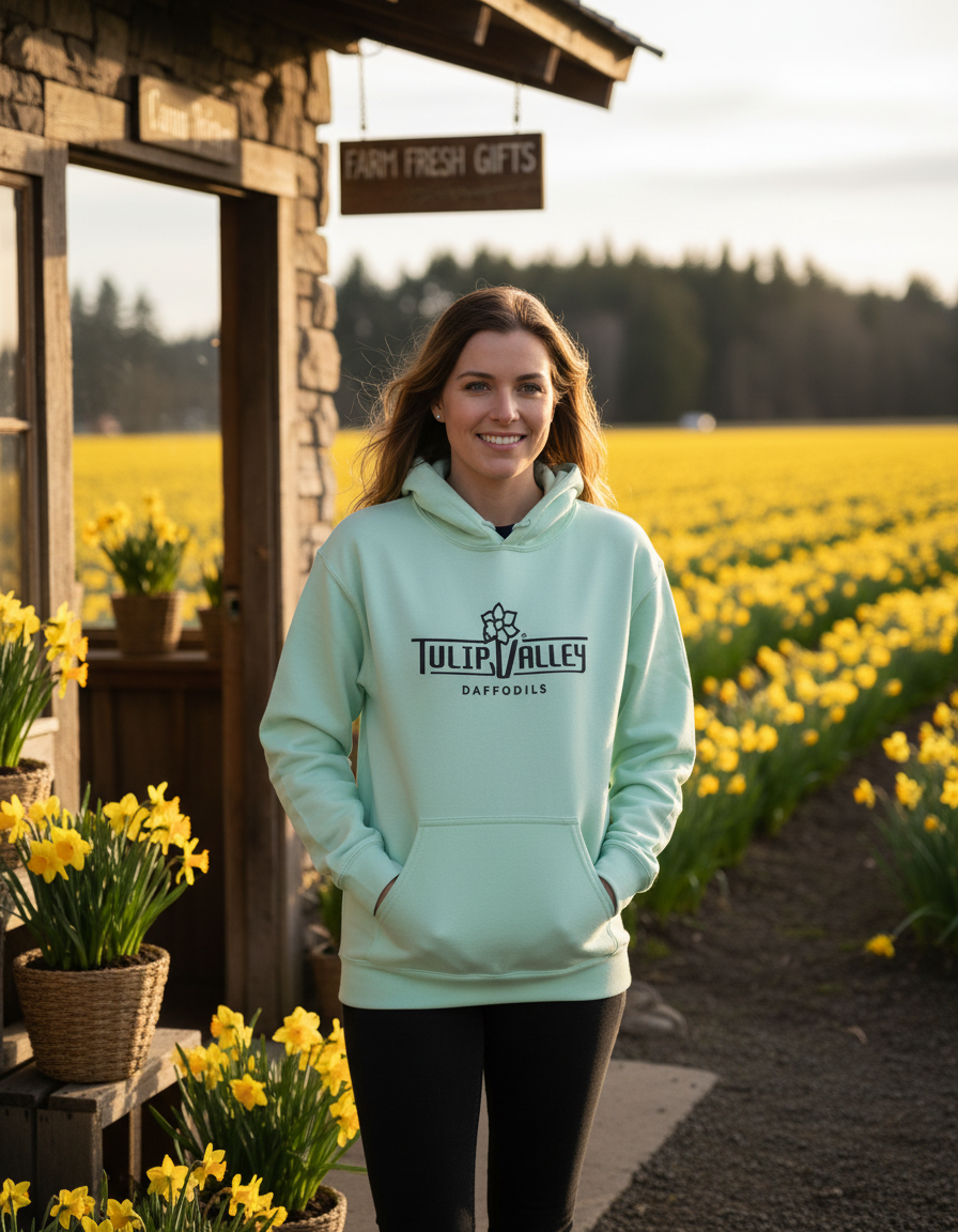 Tulip Valley Daffodils Hoodie